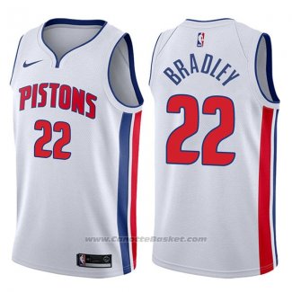 Maglia Detroit Pistons Avery Bradley #22 Association 2017-18 Bianco