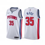 Maglia Detroit Pistons Christian Wood #35 Association Bianco