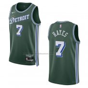 Maglia Detroit Pistons Killian Hayes #7 Citta 2022-23 Verde