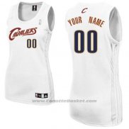 Maglia Donna Cleveland Cavaliers Adidas Personalizzate Bianco