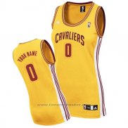 Maglia Donna Cleveland Cavaliers Adidas Personalizzate Giallo