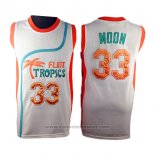 Maglia Film Flint Tropscs Jackie Moon #33 Bianco