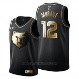 Maglia Golden Edition Memphis Grizzlies Ja Morant #12 Nero