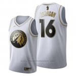 Maglia Golden Edition Minnesota Timberwolves James Johnson #16 2019-20 Bianco