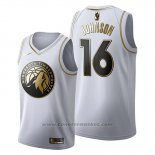 Maglia Golden Edition Minnesota Timberwolves James Johnson #16 2019-20 Bianco