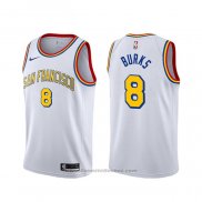 Maglia Golden State Warriors Alec Burks #20 Classic Edition 2019-20 Bianco