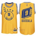 Maglia Golden State Warriors Andre Iguodala #9 Retro City Bus Giallo