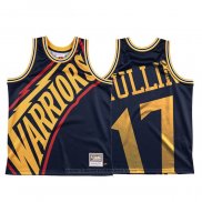 Maglia Golden State Warriors Chris Mullin #17 Mitchell & Ness Big Face Blu