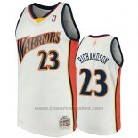 Maglia Golden State Warriors Jason Richardson 2009-10 Hardwood Classics Bianco