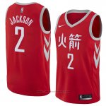 Maglia Houston Rockets Demetrius Jackson #2 Citta 2018 Rosso