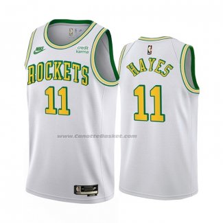 Maglia Houston Rockets Elvin Hayes #11 Classic 2022-23 Bianco