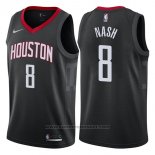 Maglia Houston Rockets Le'bryan Nash #8 Statement 2017-18 Nero