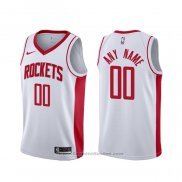 Maglia Houston Rockets Personalizzate Association Bianco