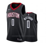 Maglia Houston Rockets Russell Westbrook #0 Statement 2018 Nero