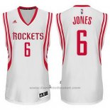 Maglia Houston Rockets Terrence Jones #6 Bianco