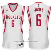 Maglia Houston Rockets Terrence Jones #6 Bianco