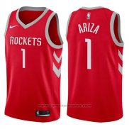 Maglia Houston Rockets Trevor Ariza #1 Swingman 2017-18 Rosso