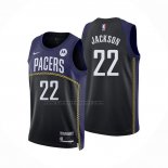 Maglia Indiana Pacers Isaiah Jackson #22 Citta 2022-23 Blu