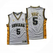 Maglia Indiana Pacers Jalen Rose No 5 Bianco
