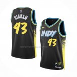 Maglia Indiana Pacers Pascal Siakam #43 Citta 2023-24 Nero