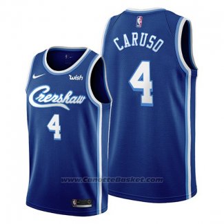 Maglia Los Angeles Lakers Alex Caruso #4 Classic Edition 2019-20 Blu