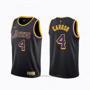 Maglia Los Angeles Lakers Alex Caruso #4 Earned 2020-21 Nero