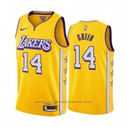 Maglia Los Angeles Lakers Danny Green #14 Citta Edition Giallo