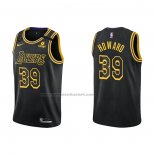 Maglia Los Angeles Lakers Dwight Howard NO 39 Mamba 2021-22 Nero