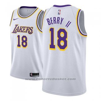 Maglia Los Angeles Lakers Joel Berry Ii #18 Association 2018-19 Bianco