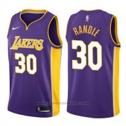 Maglia Los Angeles Lakers Julius Randle #30 Statement 2017-18 Viola