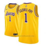 Maglia Los Angeles Lakers Kentavious Caldwell-pope #1 Icon 2018-19 Or