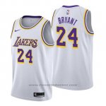 Maglia Los Angeles Lakers Kobe Bryant Association #24 2018-19 Bianco
