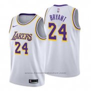 Maglia Los Angeles Lakers Kobe Bryant Association #24 2018-19 Bianco