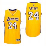 Maglia Los Angeles Lakers Kobe Bryant NO 24 Giallo