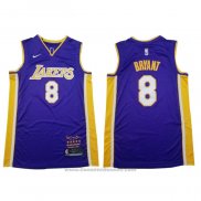 Maglia Los Angeles Lakers Kobe Bryant #8 Retirement 2018 Viola