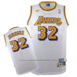 Maglia Los Angeles Lakers Magic Johnson #32 Retro Bianco