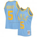 Maglia Los Angeles Lakers Robert Horry #5 Mitchell & Ness 2001-02 Blu