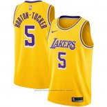 Maglia Los Angeles Lakers Talen Horton-tucker #5 Icon 2020-21 Giallo
