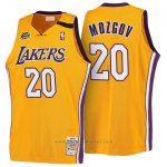 Maglia Los Angeles Lakers Timofey Mozgov #20 Retro 1999-00 Giallo