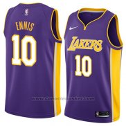 Maglia Los Angeles Lakers Tyler Ennis #10 Statement 2018 Viola