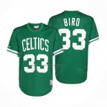 Maglia Manica Corta Boston Celtics Larry Bird NO 33 Verde