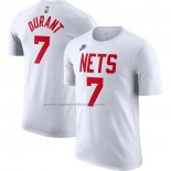 Maglia Manica Corta Brooklyn Nets Kevin Durant Classic 2022-23 Bianco