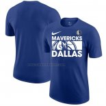 Maglia Manica Corta Dallas Mavericks Blu1