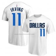 Maglia Manica Corta Dallas Mavericks Kyrie Irving Association Bianco