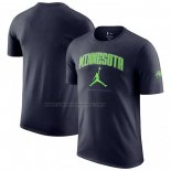 Maglia Manica Corta Minnesota Timberwolves Essential Citta Nero