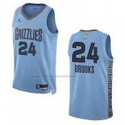 Maglia Memphis Grizzlies Dillon Brooks #24 Statement 2022-23 Blu
