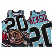 Maglia Memphis Grizzlies Josh Jackson #20 Mitchell & Ness Big Face Verde