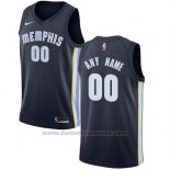 Maglia Memphis Grizzlies Nike Personalizzate 2017-18 Blu