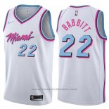 Maglia Miami Heat Luke Babbitt #22 Citta 2017-18 Bianco