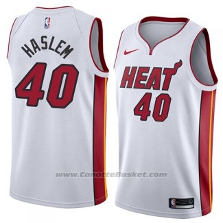 Maglia Miami Heat Udonis Haslem #40 Association 2018 Bianco